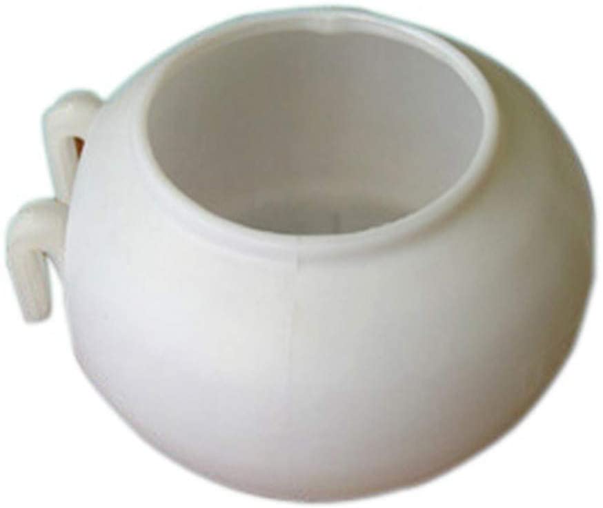 Round White Pigeon Feeder dia 11cm