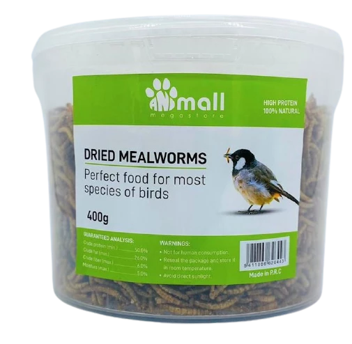 Animall Dried Worms 400gm