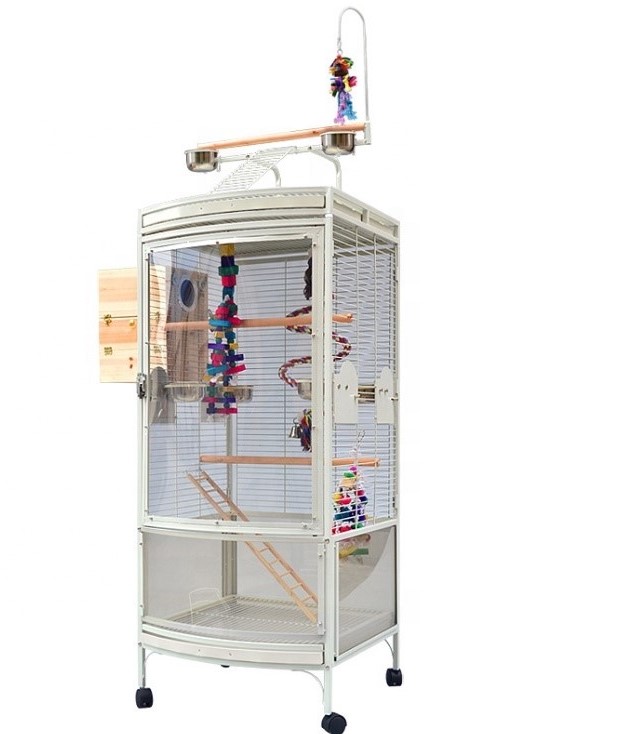Macaw Parrot Cage L60cm*W58cm*H175cm Transparent