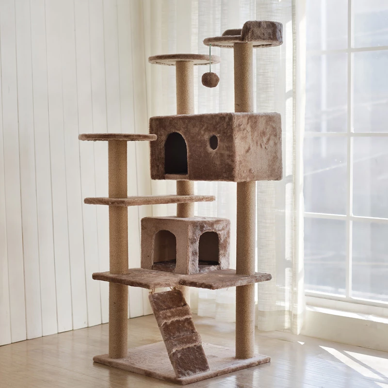 Level 2 house Cat tree 50*50*141 cm