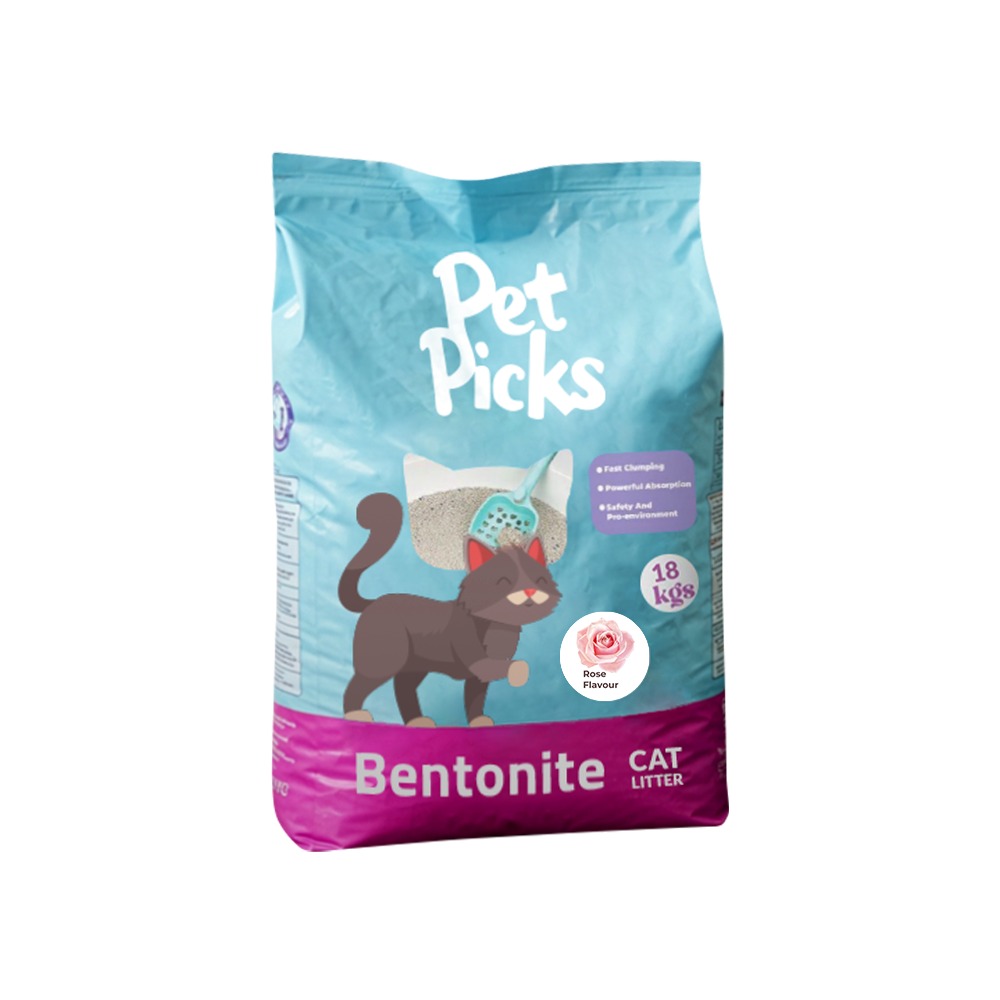 Pet Picks Cat Litter Rose 18Kg