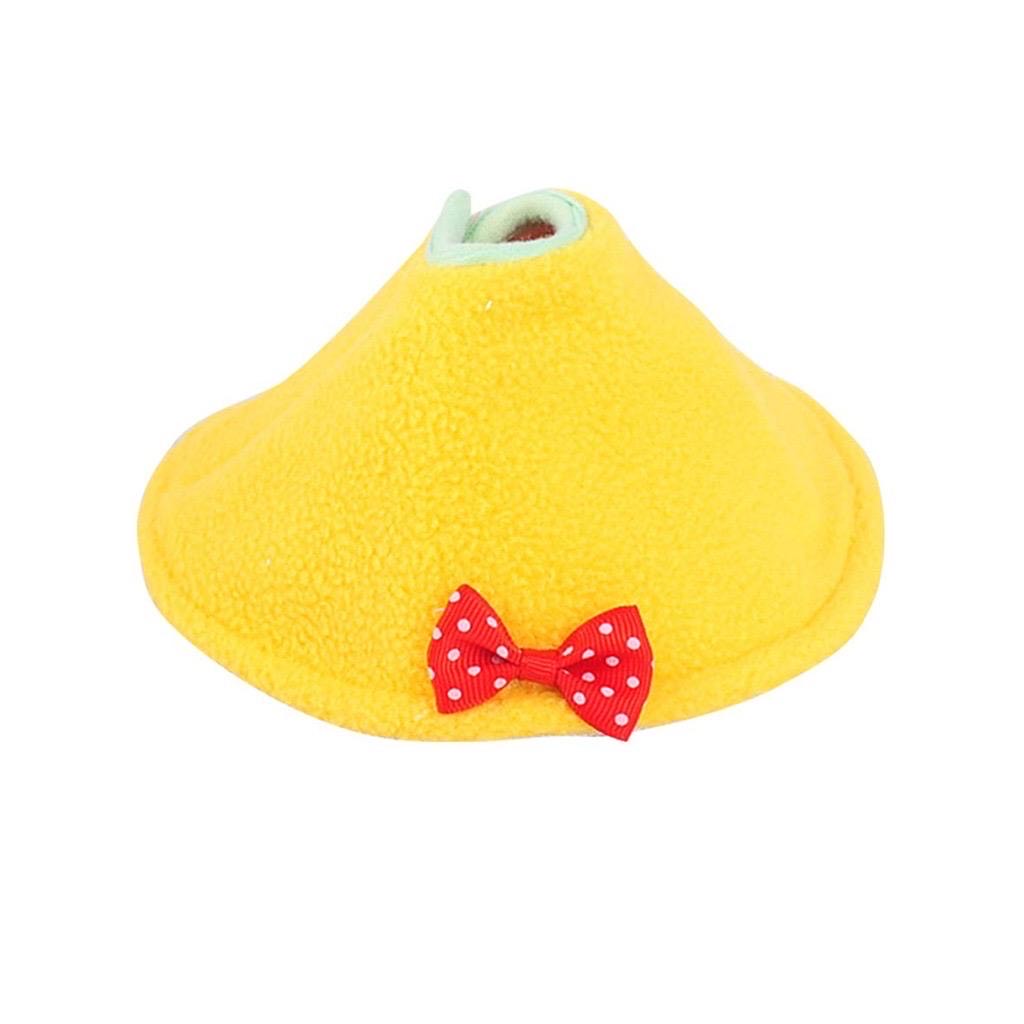 Parrot Tapered Collar Neck S Yellow