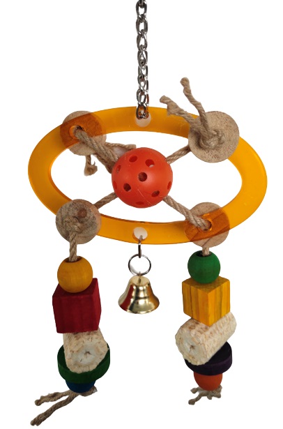  Wooden Bird Toys hanging bell 33*16 