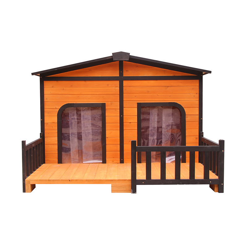 Solid Wood Dog House Size: 135.5*141*101cm
