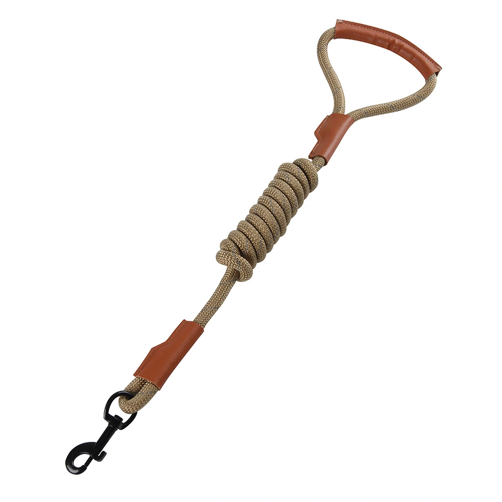 Leather Pet Leash - Brown W0.8cm*L1.5m