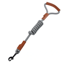 [690815GY] Leather Pet Leash - Grey W0.8cm*L1.5m