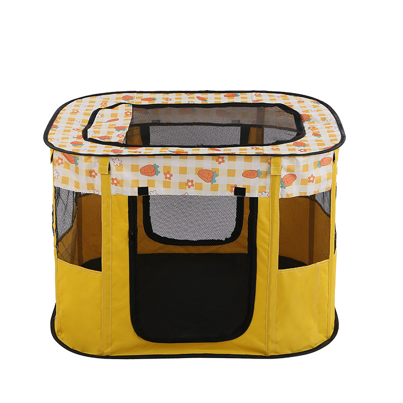 Foldable Rectangle Pet House - Yellow S:70*55*45cm