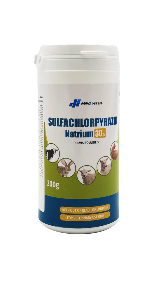 Sulfachlorpyrazin Natrium 30% - 200gm