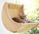 [6954511559538] Moon Shaped Wall-Mounted Cat Hammock L38cm*W24cm