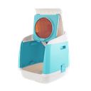 [6940528222444] CL202 Cat Litter Box Blue 45.9*54.9*49.2cm