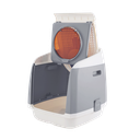 [6940528222437]  Cat Litter Box Grey 45.9*54.9*49.2cm