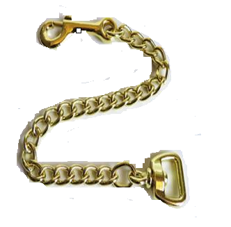 Copper Plated Curb Chain Gold 4Mm Thickness*50Cm Long