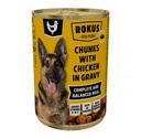 [8710862994516] Rokus Chunks with Chicken in Gravy for Dog 415 gm
