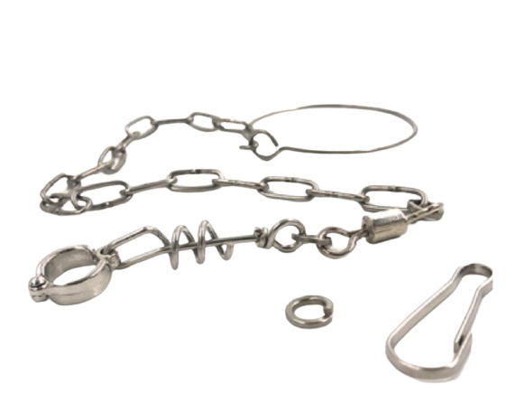 Size No.12 for African Grey & Amazon + Thick Chain L35cm