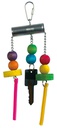 [6971555935878] Steel Chain Hanging Parrot Toy 20*6.3 cm