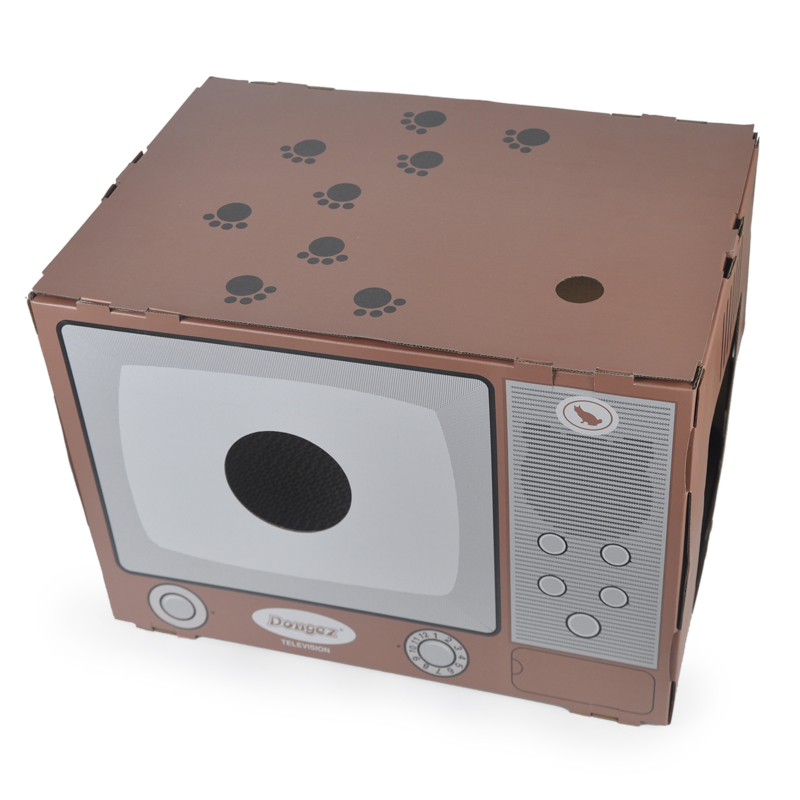 TV Cat Scratch Box