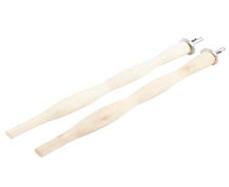 Wooden Ergonomic Perch - 2 pack