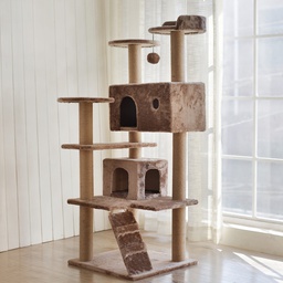 [6965232111182] Level 2 house Cat tree 50*50*141 cm