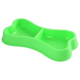 [DS-015] Double Bowl 31*14.5*6.5cm Red